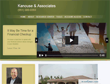 Tablet Screenshot of kanouseassociates.com